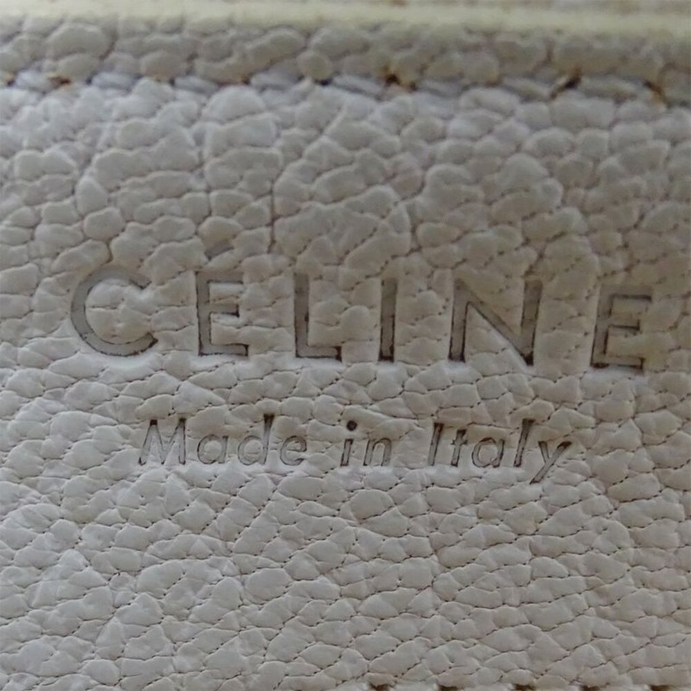 Celine Bag Shoulder Bag Trio Large Leather White Cream Going Out - Picture 7 of 10